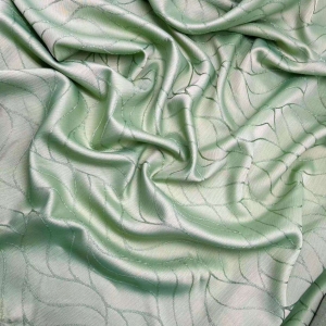 Brocade Satin Jacquard Shiny Fabric for Lady Dress